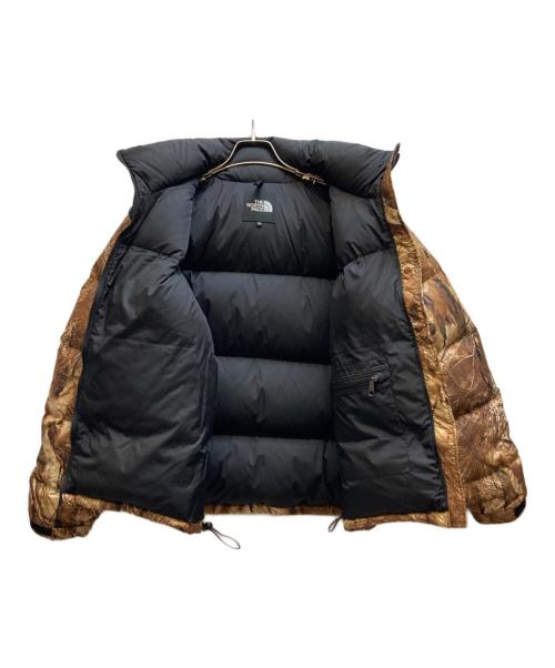 THE NORTH FACE（ザ ノース フェイス）THE NORTH FACE (ザ ノース フェイス) ノベルティ ヌプシジャケット ブラック×ブラウン サイズ:Sの古着・服飾アイテム