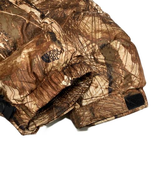 THE NORTH FACE（ザ ノース フェイス）THE NORTH FACE (ザ ノース フェイス) ノベルティ ヌプシジャケット ブラック×ブラウン サイズ:Sの古着・服飾アイテム