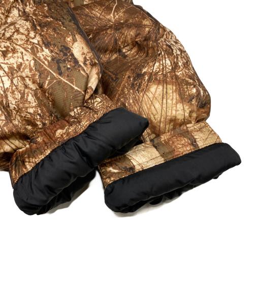 THE NORTH FACE（ザ ノース フェイス）THE NORTH FACE (ザ ノース フェイス) ノベルティ ヌプシジャケット ブラック×ブラウン サイズ:Sの古着・服飾アイテム