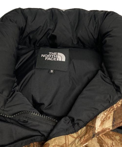 THE NORTH FACE（ザ ノース フェイス）THE NORTH FACE (ザ ノース フェイス) ノベルティ ヌプシジャケット ブラック×ブラウン サイズ:Sの古着・服飾アイテム