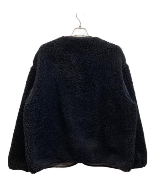 THE NORTHFACE PURPLELABEL（ザ・ノースフェイス パープルレーベル）THE NORTHFACE PURPLELABEL (ザ・ノースフェイス パープルレーベル) Wool Boa Fleece Field Cardigan ブラック サイズ:Lの古着・服飾アイテム