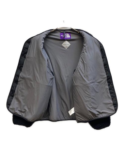 THE NORTHFACE PURPLELABEL（ザ・ノースフェイス パープルレーベル）THE NORTHFACE PURPLELABEL (ザ・ノースフェイス パープルレーベル) Wool Boa Fleece Field Cardigan ブラック サイズ:Lの古着・服飾アイテム
