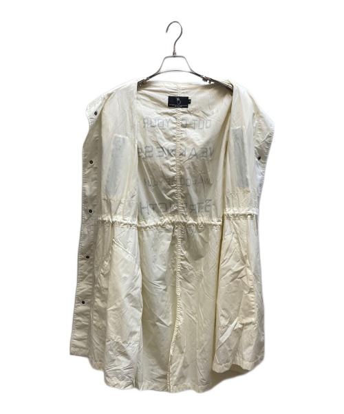 VIRGO（ヴァルゴ）VIRGO (ヴァルゴ) フード付ナイロン混コート / VG-JKT-186P アイボリー サイズ:3の古着・服飾アイテム