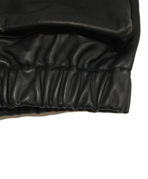 EDIFICE（エディフィス）EDIFICE (エディフィス) A2 レザーショートブルゾン ブラック サイズ:Lの古着・服飾アイテム