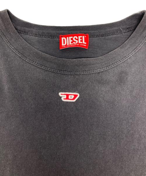 DIESEL（ディーゼル）DIESEL (ディーゼル) ロゴカットソー / 0BNBT ブラック サイズ:Lの古着・服飾アイテム