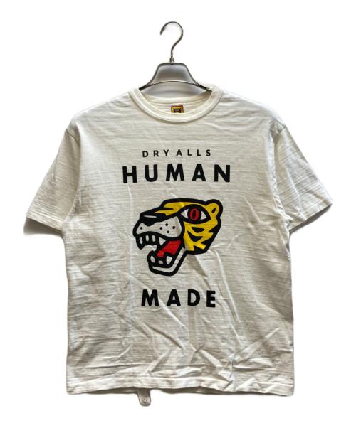 HUMAN MADE（ヒューマンメイド）HUMAN MADE (ヒューマンメイド) プリントTシャツ ホワイト サイズ:Lの古着・服飾アイテム