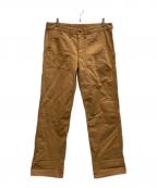 FLAT HEADフラット ヘッド）の古着「ダブルニーペインターパンツ」｜ベージュ