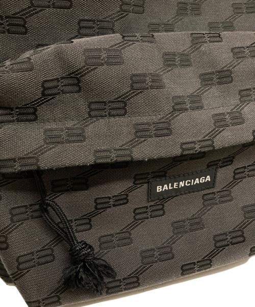 BALENCIAGA（バレンシアガ）BALENCIAGA (バレンシアガ) BBロゴ バックパック グレー サイズ:-の古着・服飾アイテム