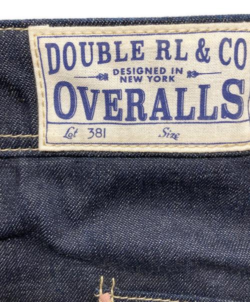 RRL（ダブルアールエル）RRL (ダブルアールエル) 2WAYデニムトートバッグ インディゴ×ブラウンの古着・服飾アイテム