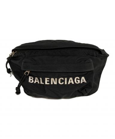 中古・古着通販】BALENCIAGA (バレンシアガ) ウエストポーチ ブラック