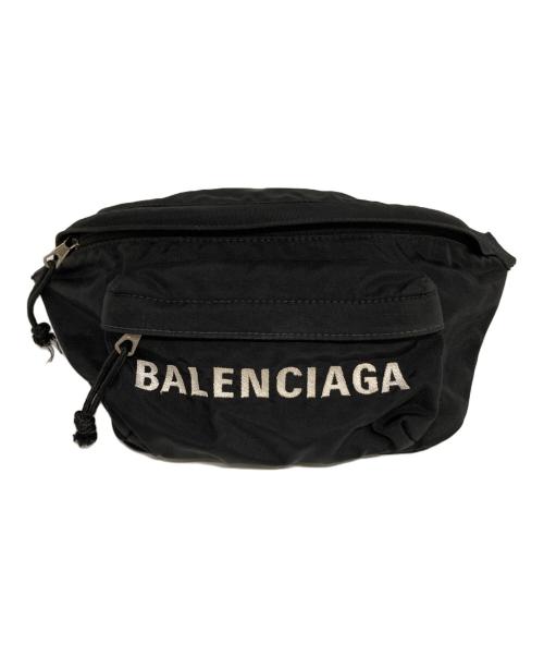BALENCIAGA（バレンシアガ）BALENCIAGA (バレンシアガ) ウエストポーチ ブラック サイズ:-の古着・服飾アイテム