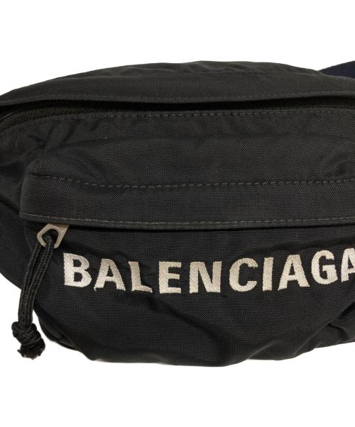 BALENCIAGA（バレンシアガ）BALENCIAGA (バレンシアガ) ウエストポーチ ブラック サイズ:-の古着・服飾アイテム