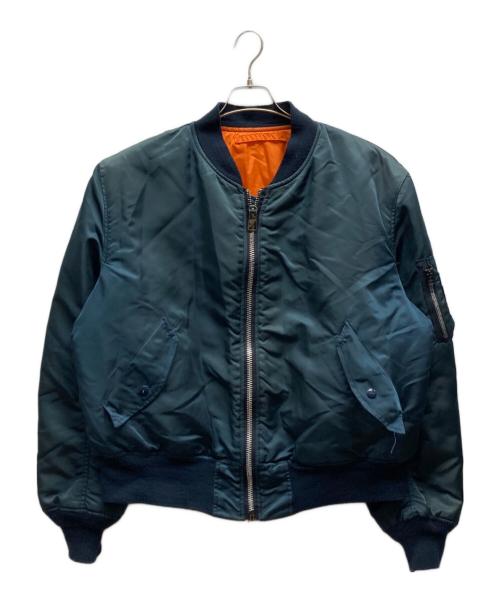 ALPHA（アルファ）ALPHA (アルファ) MA-1ジャケット ネイビー サイズ:XLの古着・服飾アイテム