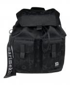 marimekkoマリメッコ）の古着「marimekko everything backpack」｜ブラック