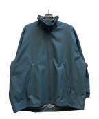 Graphpaperグラフペーパー）の古着「Stretch Double Satin Track Blouson」｜ネイビー