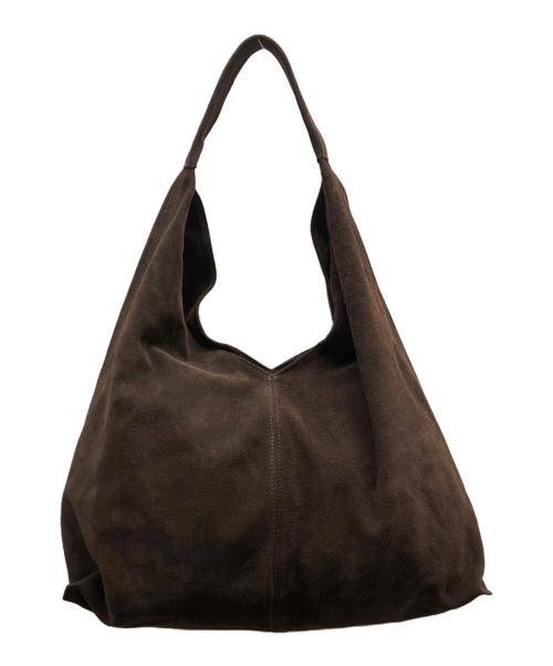 AULENTTI（オウレンティ）AULENTTI (オウレンティ) スエードハンドバッグ ブラウンの古着・服飾アイテム