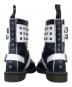 中古・古着 Dr.Martens (ドクターマーチン) JOSKA STUD 10ホールブーツ ブラック×ホワイト サイズ:UK9：13000円