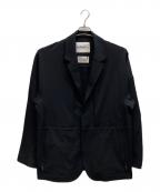 WHITE MOUNTAINEERINGホワイトマウンテ二アニング）の古着「LAPEL JACKET」｜ブラック