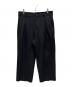 WHITE MOUNTAINEERING（ホワイトマウンテ二アニング）の古着「2 TUCK PANTS」｜ブラック