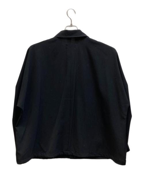 STUDIOUS（ステュディオス）STUDIOUS (ステュディオス) N.HOOLYWOOD (エヌ ハリウッド) ビッグポケットシャツジャケット ブラック サイズ:38の古着・服飾アイテム
