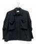 STUDIOUS（ステュディオス）の古着「ビッグポケットシャツジャケット」｜ブラック