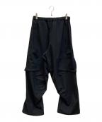 STUDIOUSステュディオス）の古着「ビッグポケットカーゴパンツ」｜ブラック