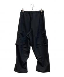 STUDIOUS（ステュディオス）の古着「ビッグポケットカーゴパンツ」｜ブラック