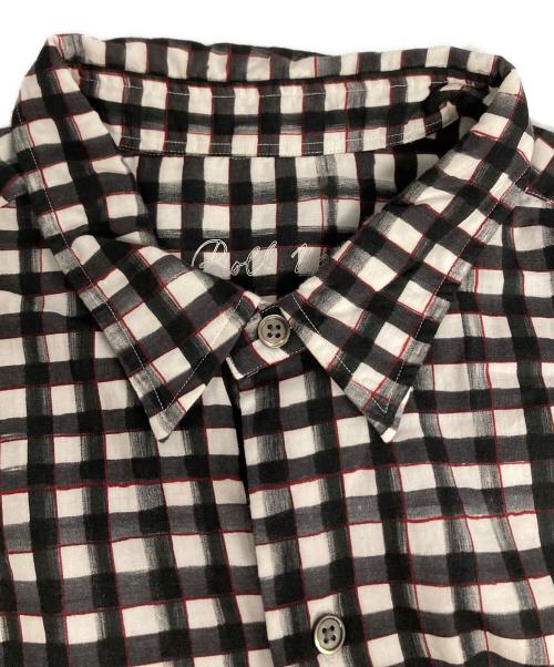 Porter Classic（ポータークラシック）Porter Classic (ポータークラシック) ROLL UPチェックシャツ ブラック サイズ:XLの古着・服飾アイテム