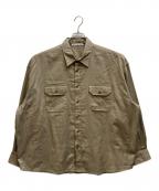 Acne studiosアクネ ストゥディオス）の古着「バックロゴシャツ」｜ブラウン