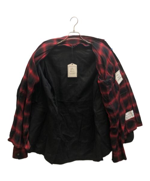 MIHARA YASUHIRO（ミハラヤスヒロ）MIHARA YASUHIRO (ミハラヤスヒロ) リネンテーラードジャケット ブラック サイズ:44の古着・服飾アイテム