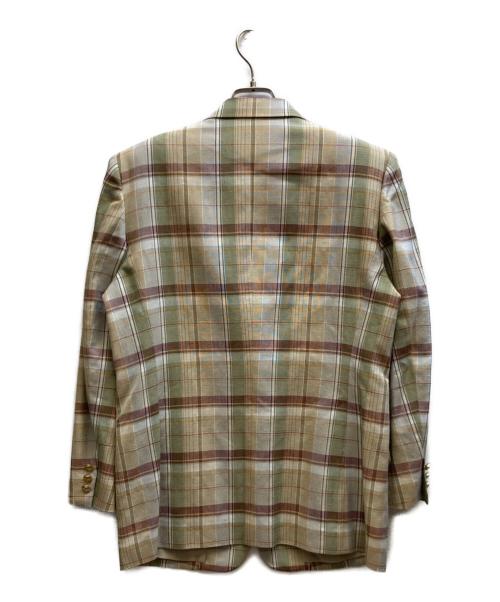 Burberry's（バーバリーズ）Burberry's (バーバリーズ) 金釦テーラードジャケット/FJA80-261 ベージュ サイズ:Lの古着・服飾アイテム