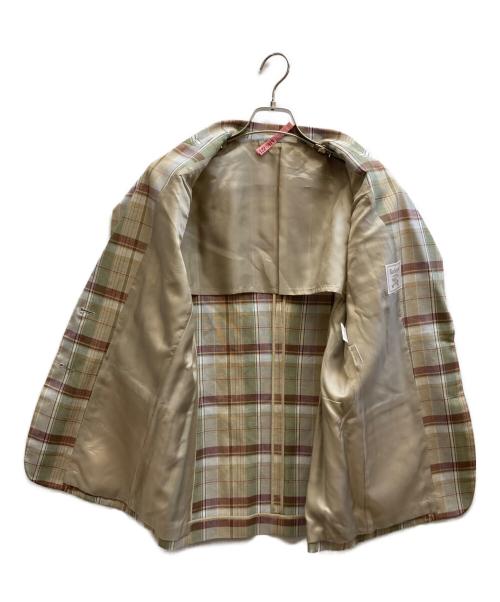 Burberry's（バーバリーズ）Burberry's (バーバリーズ) 金釦テーラードジャケット/FJA80-261 ベージュ サイズ:Lの古着・服飾アイテム