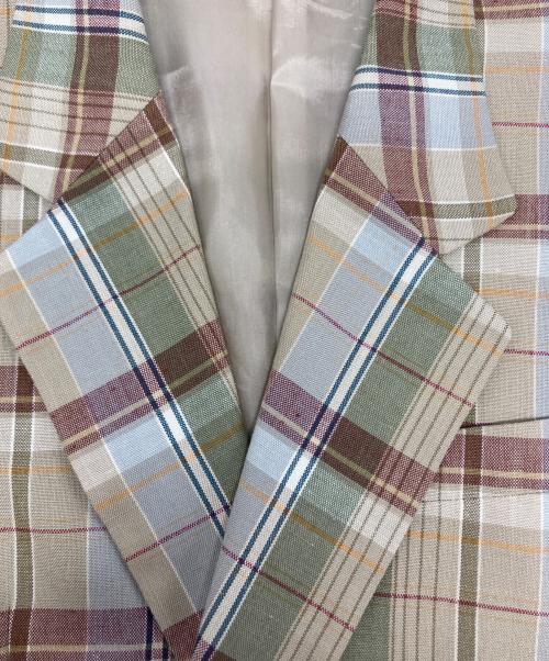 Burberry's（バーバリーズ）Burberry's (バーバリーズ) 金釦テーラードジャケット/FJA80-261 ベージュ サイズ:Lの古着・服飾アイテム