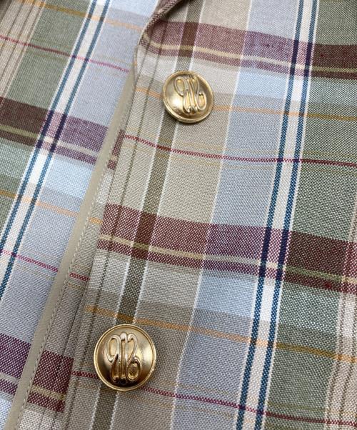 Burberry's（バーバリーズ）Burberry's (バーバリーズ) 金釦テーラードジャケット/FJA80-261 ベージュ サイズ:Lの古着・服飾アイテム