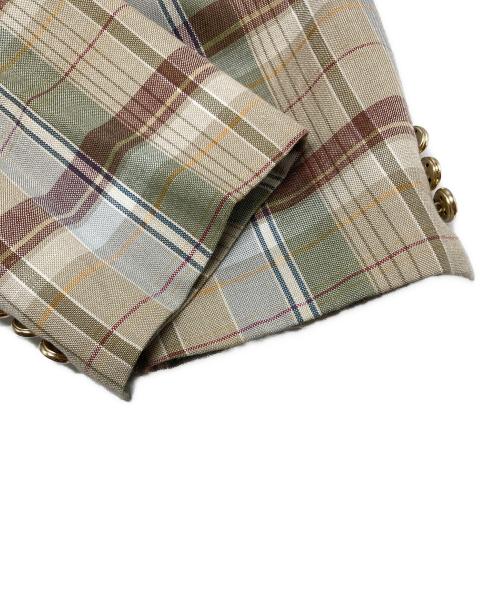 Burberry's（バーバリーズ）Burberry's (バーバリーズ) 金釦テーラードジャケット/FJA80-261 ベージュ サイズ:Lの古着・服飾アイテム