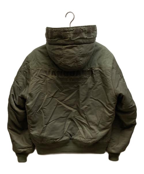 AVIREX（アヴィレックス）AVIREX (アヴィレックス) J-CWFSカスタムジャケット カーキ サイズ:Mの古着・服飾アイテム