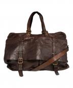 campomaggiカンポマッジ）の古着「レザー2WAYバッグ」｜ブラウン