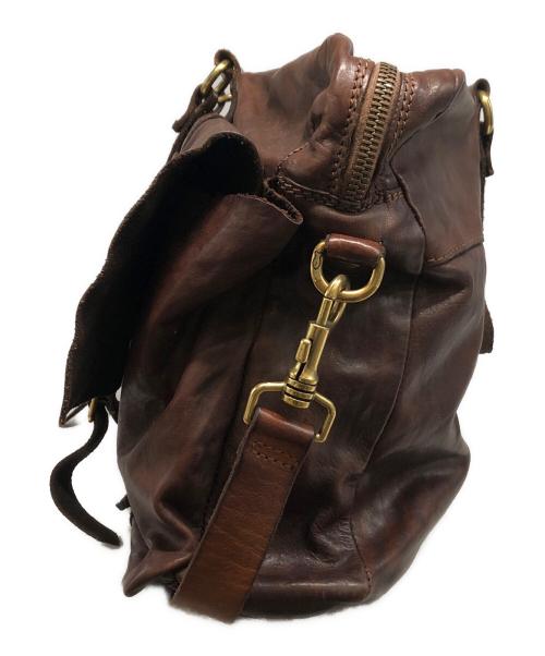 campomaggi（カンポマッジ）campomaggi (カンポマッジ) レザー2WAYバッグ ブラウンの古着・服飾アイテム