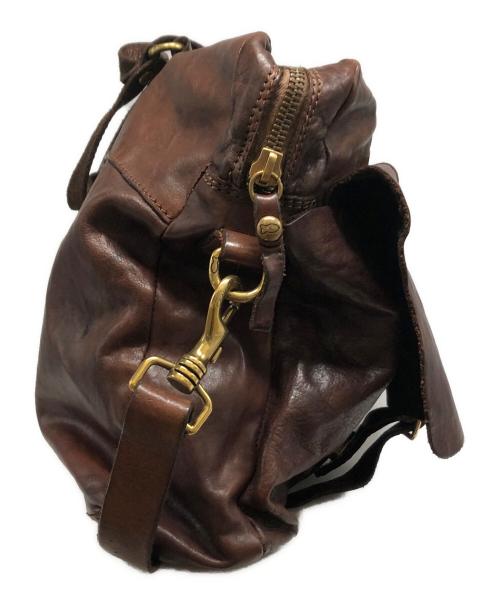 campomaggi（カンポマッジ）campomaggi (カンポマッジ) レザー2WAYバッグ ブラウンの古着・服飾アイテム