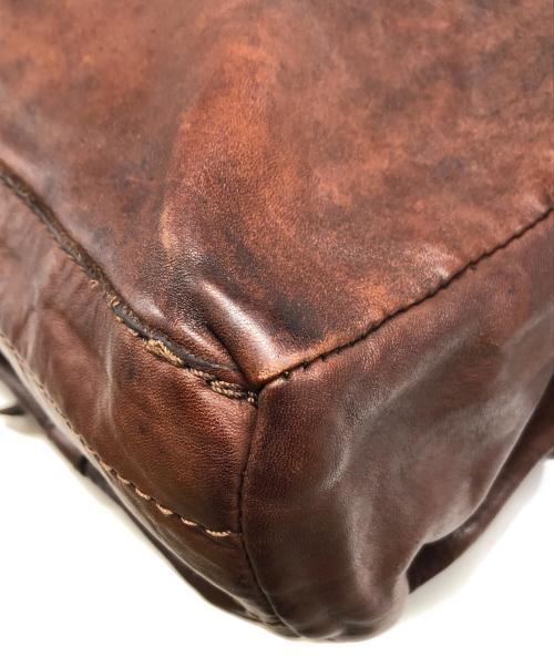 campomaggi（カンポマッジ）campomaggi (カンポマッジ) レザー2WAYバッグ ブラウンの古着・服飾アイテム