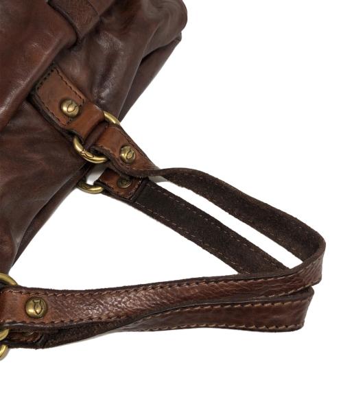 campomaggi（カンポマッジ）campomaggi (カンポマッジ) レザー2WAYバッグ ブラウンの古着・服飾アイテム