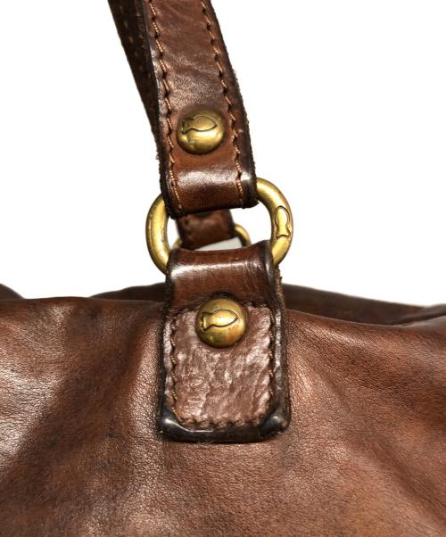 campomaggi（カンポマッジ）campomaggi (カンポマッジ) レザー2WAYバッグ ブラウンの古着・服飾アイテム