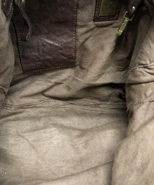 campomaggi（カンポマッジ）campomaggi (カンポマッジ) レザー2WAYバッグ ブラウンの古着・服飾アイテム
