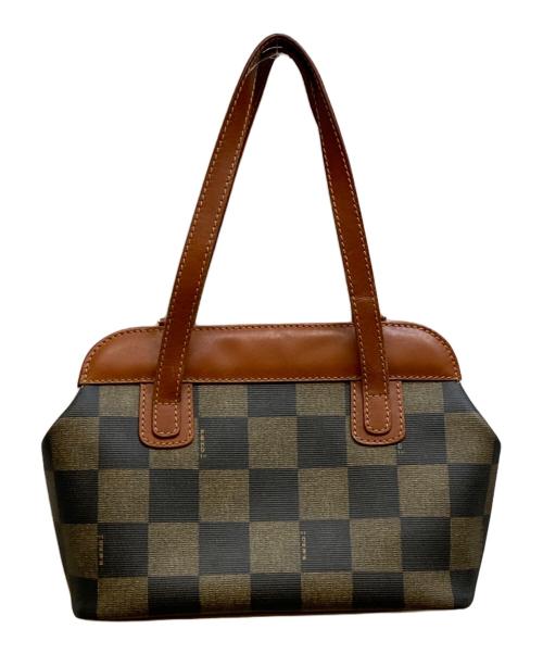 FENDI（フェンディ）FENDI (フェンディ) ペカン ハンドバッグ ブラウンの古着・服飾アイテム