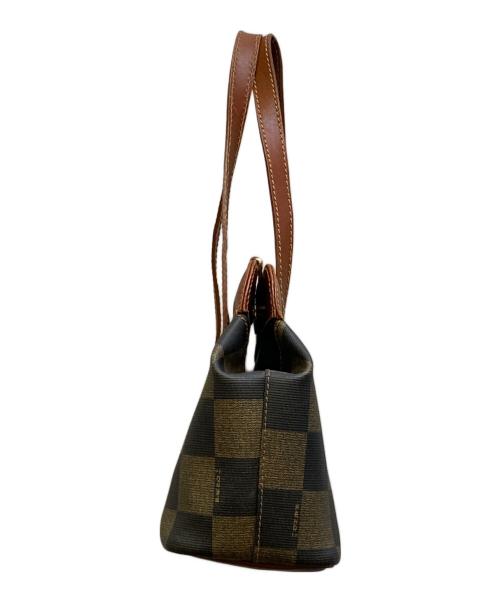 FENDI（フェンディ）FENDI (フェンディ) ペカン ハンドバッグ ブラウンの古着・服飾アイテム