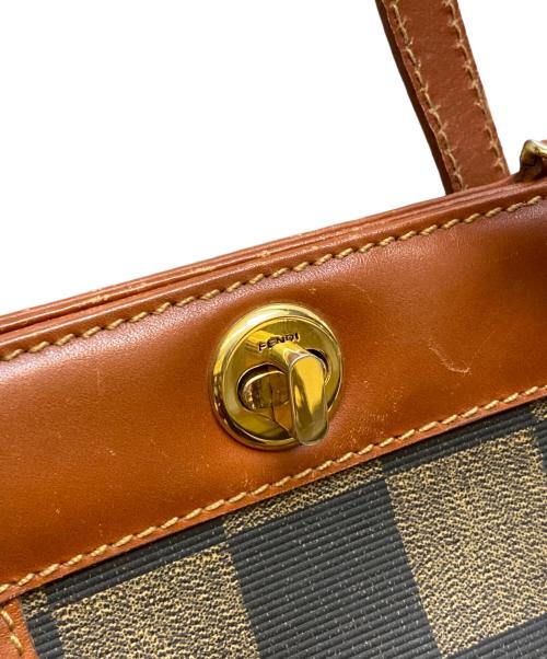 FENDI（フェンディ）FENDI (フェンディ) ペカン ハンドバッグ ブラウンの古着・服飾アイテム