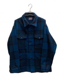 PENDLETON（ペンドルトン）の古着「70'sウールシャツジャケット」｜ネイビー