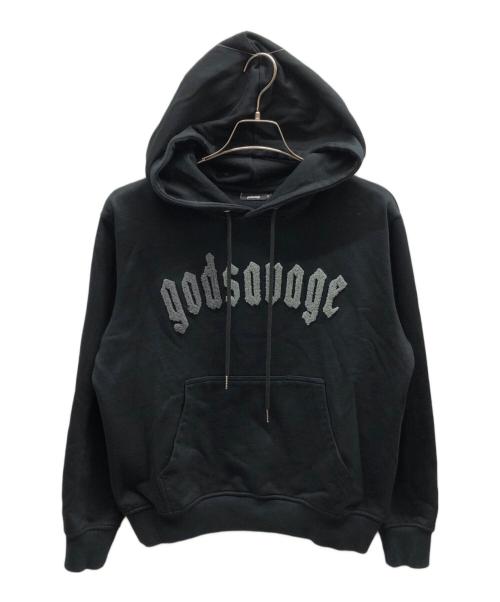 god savage（ゴッドサヴェージ）god savage (ゴッドサヴェージ) プルオーバーパーカー ブラック サイズ:Mの古着・服飾アイテム