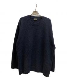 wirrow（ウィロウ）の古着「Alpaca wool wide knit pullover」｜ブラック