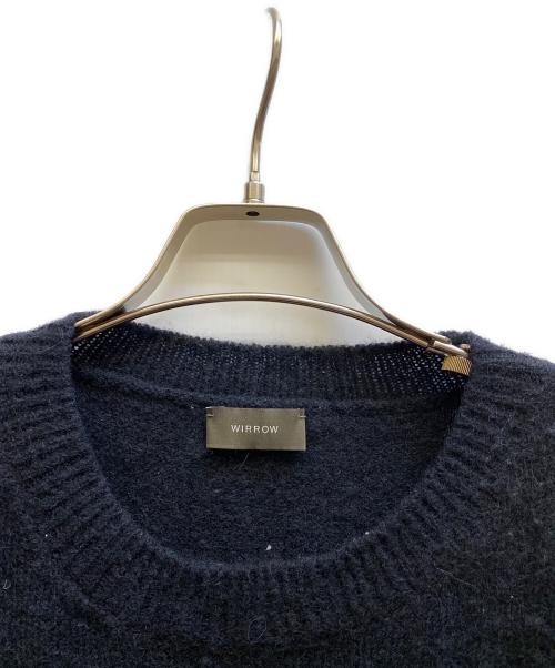 wirrow（ウィロウ）WIRROW (ウィロウ) Alpaca wool wide knit pullover ブラック サイズ:2の古着・服飾アイテム